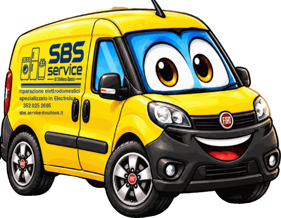 Giallino, il furgone di SBS Service