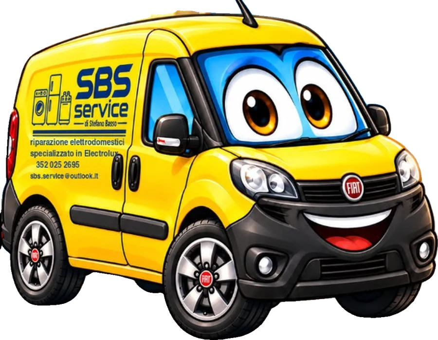 Giallino, il furgone di SBS Service